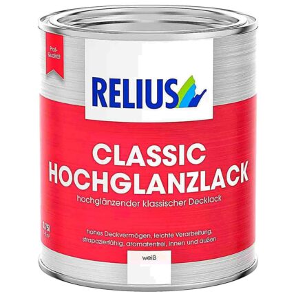 Hochglanzlack für Innen/Außen-Relius CLASSIC HOCHGLANZLACK