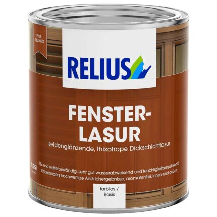 Fensterlasur für Holz Innen/Außen-Relius FENSTERLASUR