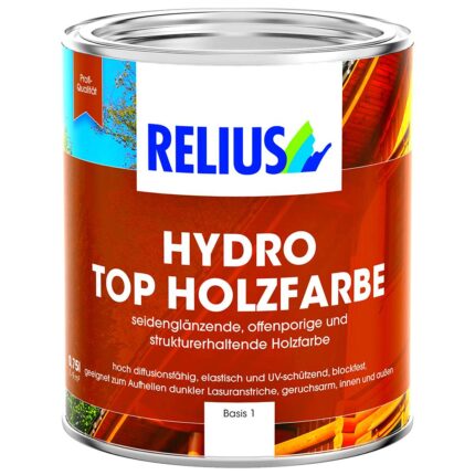Holzfarbe für Innen/Außen-Relius HYDRO TOP HOLZFARBE