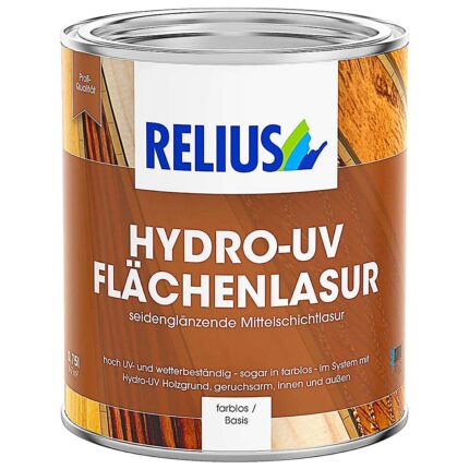 Flächenlasur für Innen/Außen-Relius HYDRO-UV FLÄCHENLASUR