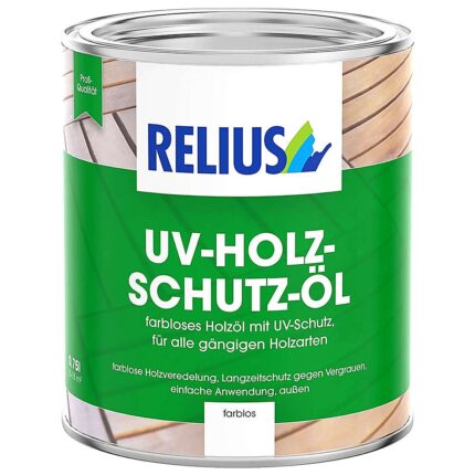 UV-Holz-Schutz-Öl für Außen-Relius UV-HOLZ-SCHUTZ-ÖL