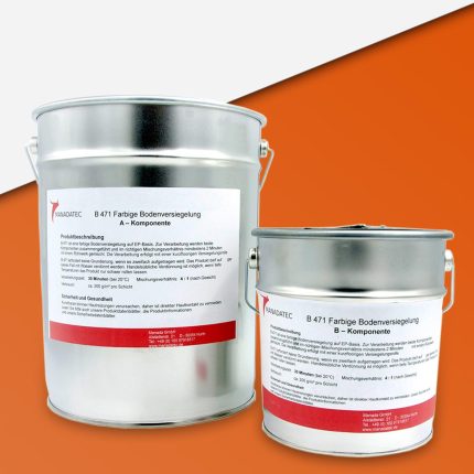Epoxidharz Bodenbeschichtung, 2K in RAL 2009 Verkehrsorange