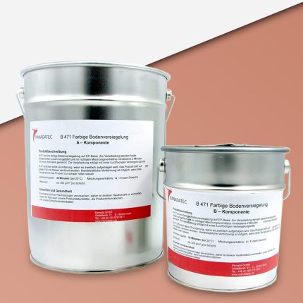Epoxidharz Bodenbeschichtung, 2K in RAL 3012 Beigerot