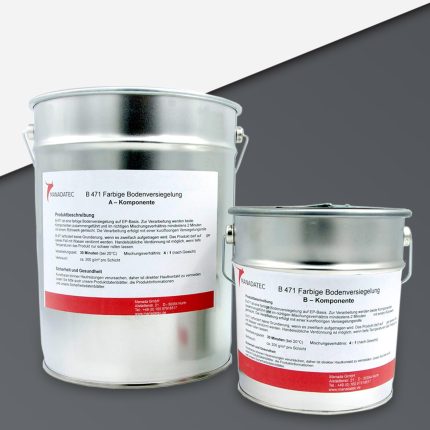 Epoxidharz Bodenbeschichtung, 2K in RAL 7015 Schiefergrau