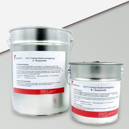 Epoxidharz Bodenbeschichtung, 2K Epoxidharzboden, RAL 7035 Lichtgrau