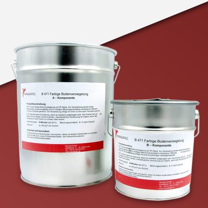Epoxidharz Bodenbeschichtung, 2K in RAL 3011 Schweden-Rot