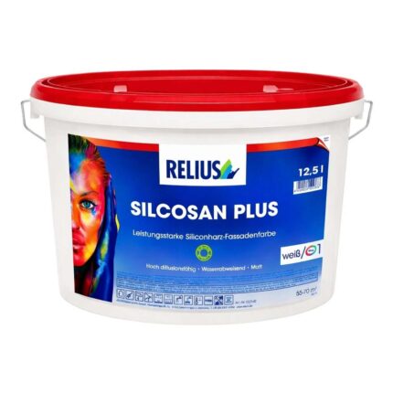 Siliconharz-Fassadenfarbe für Außenfassaden-Relius Silcosan Plus